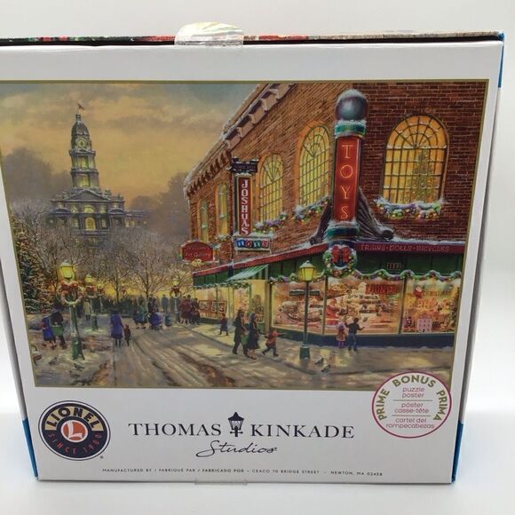 Thomas Kinkade 1000 piece Christmas Puzzle - Picture 4 of 4